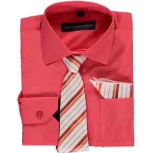 Big Boys' Dress Shirt with Accessories (Sizes 8 - 20)