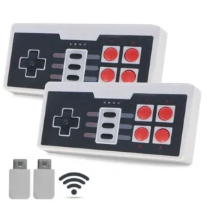 2pcs Wireless Game Controllers Gamepad For Nintendo NES Mini Classic Edition Famicom Console New w/ 16ft Distance