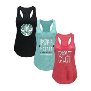 Tough Cookie's Women's Gym Athletic Workout Tank Tops 3 Pack Deal #3