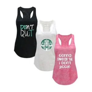 Tough Cookie's Women's Gym Athletic Workout Tank Tops 3 Pack Deal #2