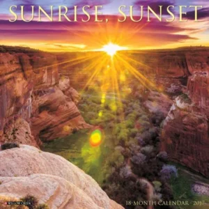 2017 Sunrise Sunset Wall Calendar