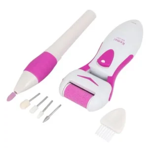 Unique Bargains 8 in 1 Electric Callus Remover Foot Horniness Care Skin Nail Pedicure Tool Set