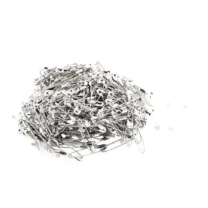 Unique Bargains 500 Pcs Silver Tone Safety Pins Clothing Trimming Office Home
