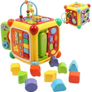 Musical Activity Cube Play Center Learning Educational Early Development Baby Toddler Infant Toys