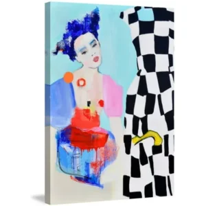 Dress up Game Painting Print on Wrapped Canvas