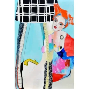 Dress up Game 2 Painting Print on Wrapped Canvas