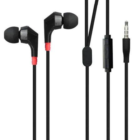 Superior Hi-Fi Sound Earbuds Handsfree Earphones Mic Dual Headphones Headset In-Ear Wired 3.5mm [Black] VNN for Microsoft Lumia 650 950, Surface 2 3 10.8 Pro 2 3 4 - Motorola Droid Maxx 2 Turbo