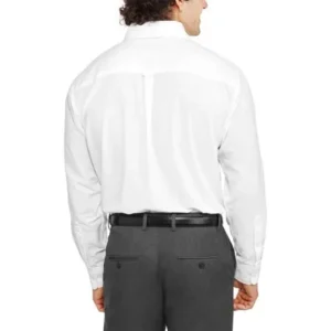 George Men's and Big Men's Long Sleeve Oxford Shirt, Up to 3XL