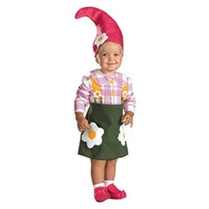 uhc boy's flower garden gnome infant toddler fancy dress child halloween costume, 2t