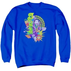 DC Comics Joker Raw Deal Adult Crewneck Sweatshirt