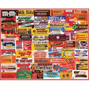 White Mountain Puzzles Candy Wrappers - 1000 Piece Jigsaw Puzzle