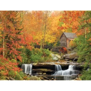 White Mountain Puzzles Old Grist Mill Puzzle, 1000 Pieces