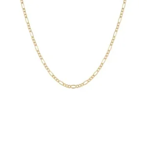 Brilliance Fine Jewelry 10KT Yellow Gold 4MM Figaro Chain, 22" Necklace