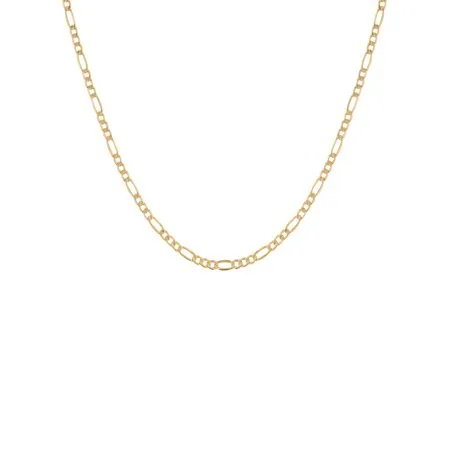 Brilliance Fine Jewelry 10KT Yellow Gold 4MM Figaro Chain, 22" Necklace