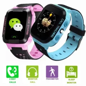 Kids Smartwatches with GPS Flash Night Light Touch Screen Anti-lost Alarm Smart Watch Bracelet for Children Girls Boys Compatible for iPhone Android