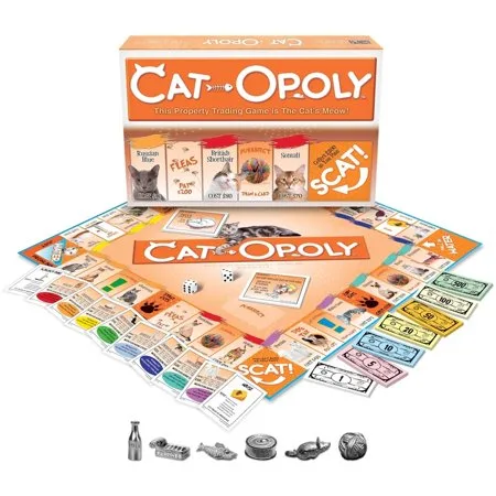 Cat-Opoly Board Game