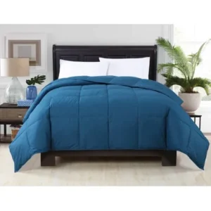 VCNY Home Down Alternative Box Stitched Comforter, Multiple Colors and Sizes Available