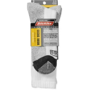 Genuine Dickies Men's Shin Crew Socks, 2-Pack