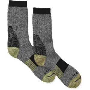 Dickies Men's 1pk Kevlar Steel Toe Crew Socks, Size 6-12