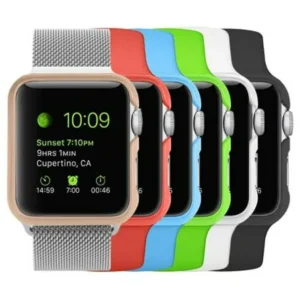 [6 Color Pack] Fintie Case for Apple Watch 42 mm, [Ultra-Slim] Premium Polycarbonate Hard Protective Bumper Cover