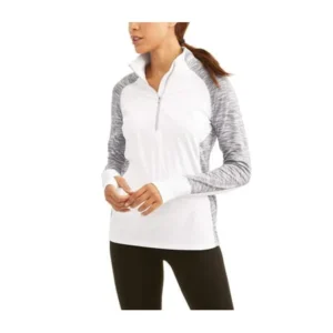 Women's Core Active Performance Quarter Zip with Thumbholes and Reflective Detail