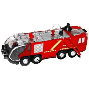 Bezrat Mini Electric Fire Truck Battery Operated Bump and Go Toy Truck w/ Flashing Lights, Goes Around and Changes Directions With Sounds And Sirens. Great Gift Toys for Kids (colors may vary)