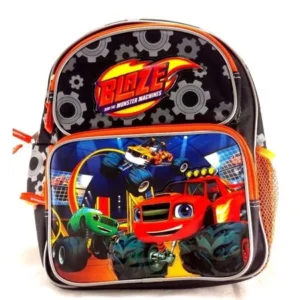 And The Monster Machines Blazing Speed Boys 12 Orange School Backpack