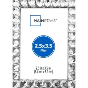 Mainstays Bling Mini Picture Frame, Silver