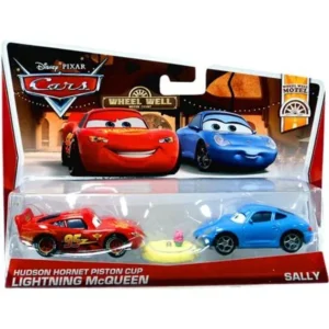 Disney Cars Action Agents Professor Z Mater Plastic Car, 2 Pack