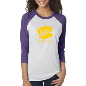 Luke's Diner Gilmore Girls Womens 3/4 Sleeve Shirt