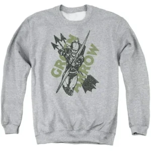 JLA/ARCHERS ARROWS - ADULT CREWNECK SWEATSHIRT - ATHLETIC HEATHER - MD