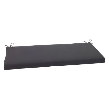 Pillow Perfect Outdoor/ Indoor Fresco Black Bench Cushion