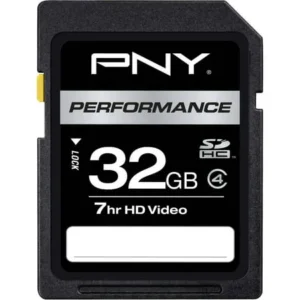 pny 32 gb class 4 sdhc flash memory card p-sdhc32g4-ef