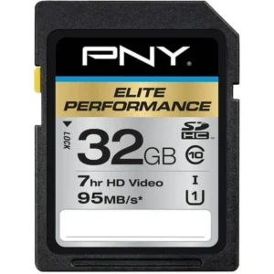 PNY 32GB Elite Performance SDHC 95MB/s Memory Card