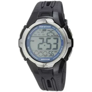 Timex T5K359 Men's Marathon Digital Indiglo Night Light Rubber Strap Watch