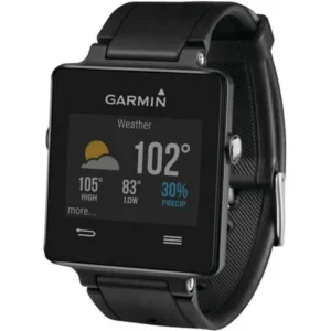 "Garmin Vivoactive Smartwatch GPS / Activity Tracker / Pedometer / Sleep Monitor with Phone Notifications, Black (fits wrists 5.35-9.25"")"