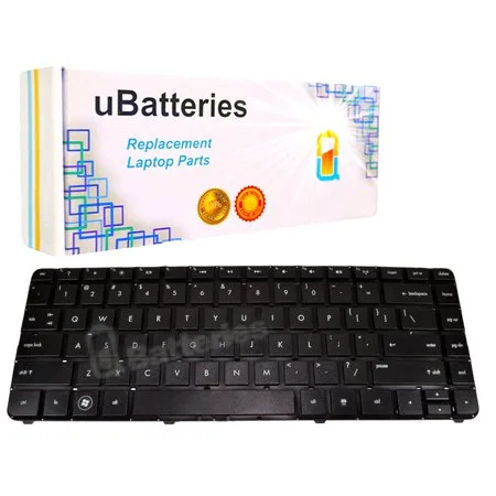 UBatteries Laptop Keyboard 699285-001 - Black