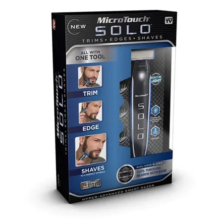 As Seen on TV MicroTouch Solo, All-in-one Rechargable Shaver