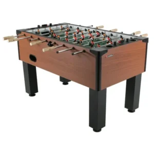 Atomic Gladiator 56" Foosball Table with Internal Ball Return System and Ball Entry and Integrated Cup Holders