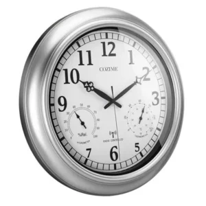 Better Homes and Gardens 12 Inch Analog Atomic Wall Clock