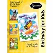 Card-Boxed-Birthday For Kids-HapBee (Box Of 12)