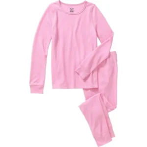 Fruit Of The Loom Girls' Soft Waffle Thermal Underwear Set