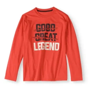 Athletic Works Long Sleeve Graphic Tee (Little Boys & Big Boys)