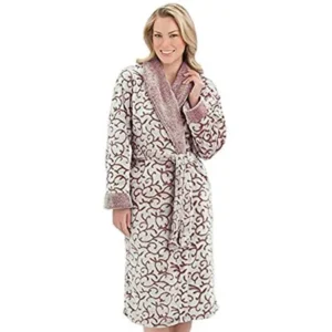 Women's Jacquard LUXURY Terry Robe By EZI