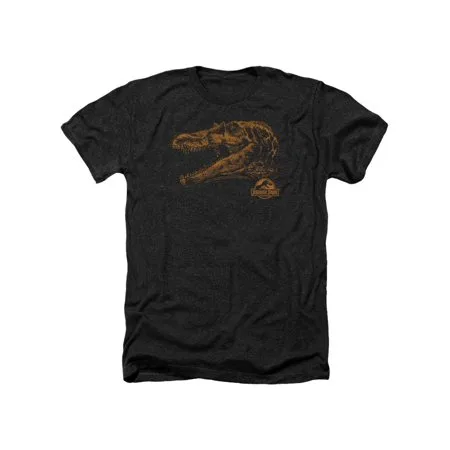 Jurassic Park Spino Mount Movie Adult Heather T-Shirt Tee