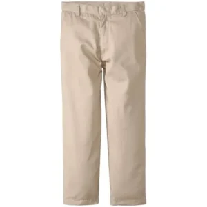 Genuine Uniform Boys School Uniform Firm Flat Front Double Knee Pants (Little Boys, Big Boy, & Husky)