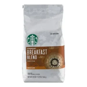 Starbucks Medium Roast Ground Coffee, Breakfast Blend, 20 Oz