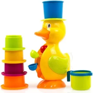 Toysery Duck Bath Toy for Kids, Toddlers - Educational Bath Toy for Kids - Interactive and Fun - Bath Toy for Girls & Boys - Great Gift Idea