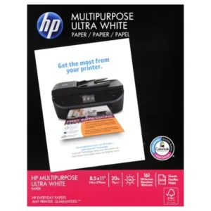 HP Multipurpose Paper, 8.5 x 11 In, 20 lb, 96 Bright, 500 sheets