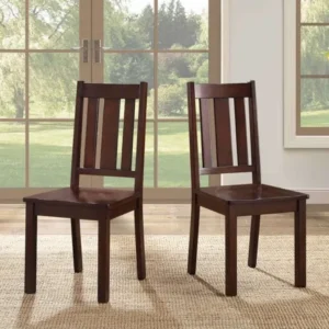 Better Homes and Gardens Bankston Dining Chairs, Set of 2, Mocha